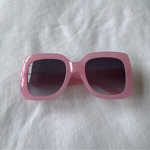 Pink Oversized Sunglasses